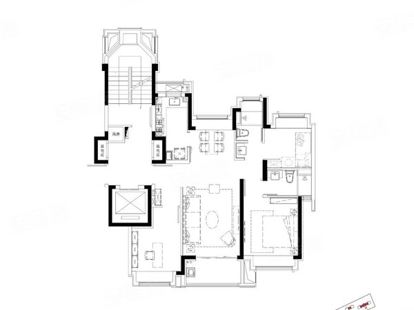 【多图】天恒名城,颛桥租房,鑫都城精装三房两卫!品质小区!园林风格!
