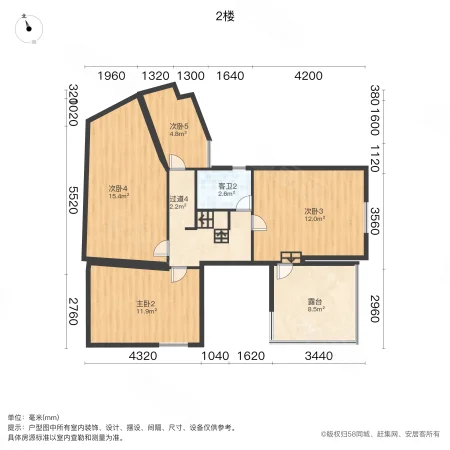 美林河畔10室1厅4卫152㎡南140万