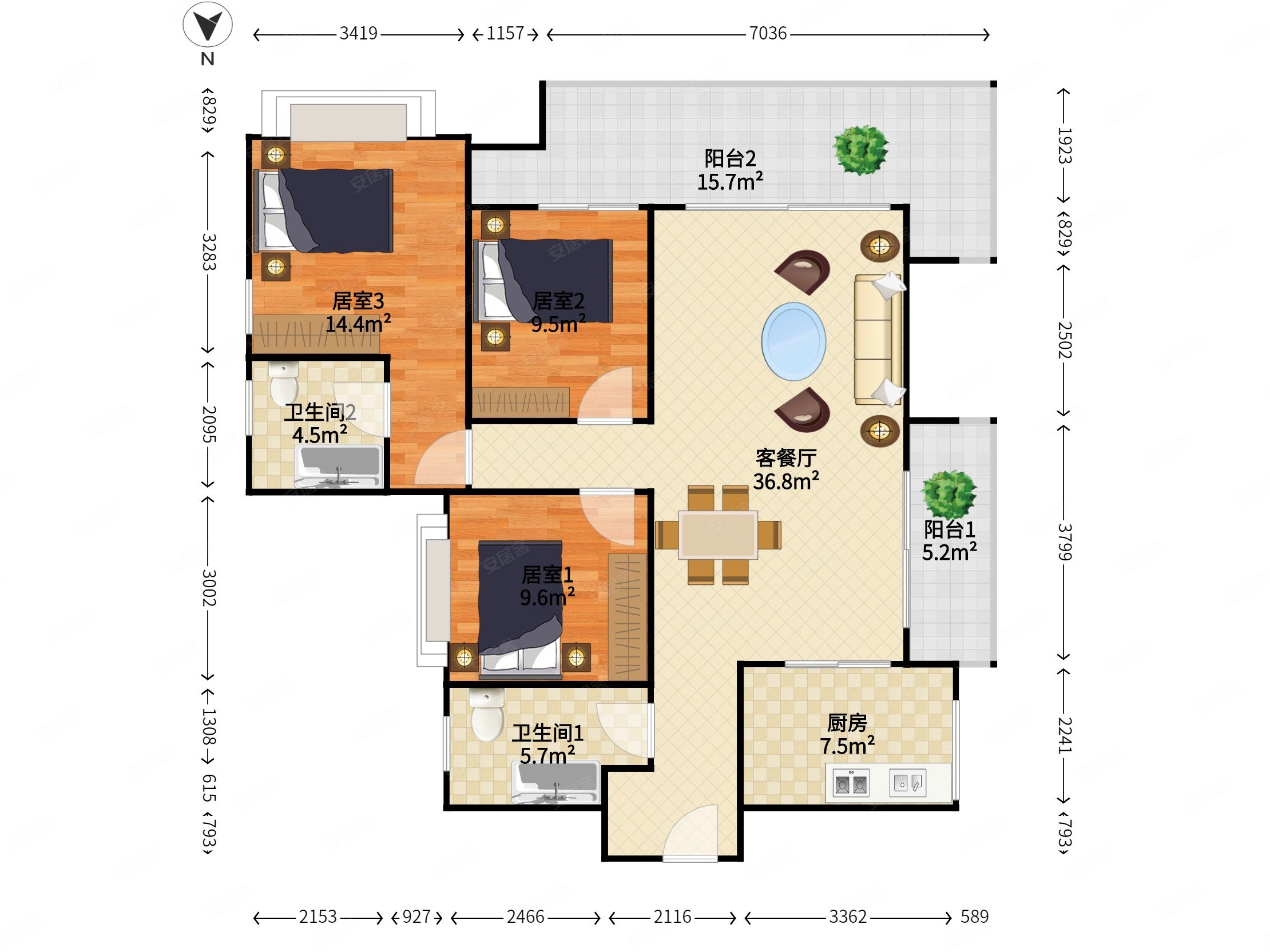0万,泰丰千花岛二手房,288万,3室2厅,2卫,126.03平米-惠州安居客