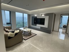 杭州西湖紫金港五号线蒋村地铁口西溪天街旁西溪宸悦大平层三室两厅两卫出租房源真实图片