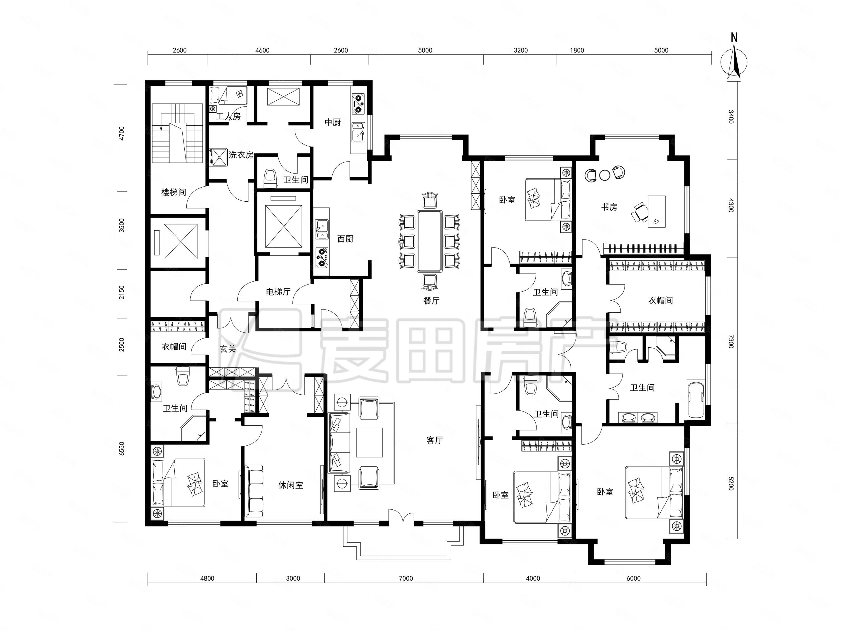 明星社区,看房方便,小区 户型,500w精装修,前后不临街,泛海世家西府