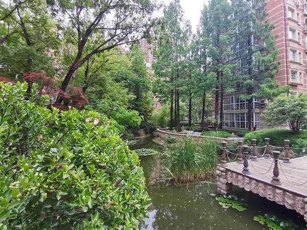 青岛黄岛长江路湛园海德公园(有密码)花园洋房,精装带电梯,环境好