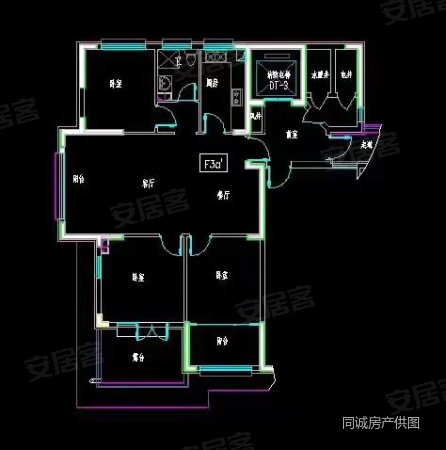 康居新城B区1室1厅1卫57㎡南19.5万