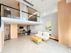 台州椒江葭沚腾达中心原木自然复式公寓可居住可办工出租房源真实图片