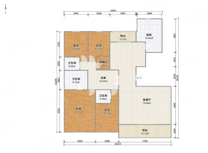 金陵雅颂居二手房,1458万,4室2厅,3卫,261平米-南京安居客