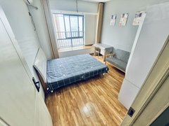合肥肥西肥西县城禹洲天玺 主卧飘窗 延乔路 中铁四局 月付可短租 燃气可做饭出租房源真实图片
