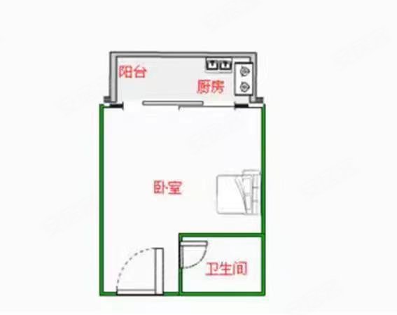 上海松江车墩松南城善德苑松南城善德苑 精装一室一