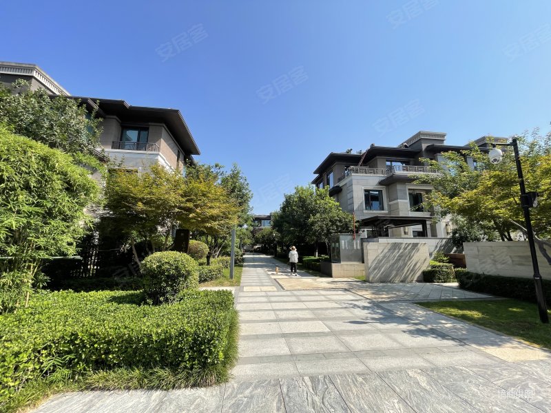 南湖畔 金地九玺精装联排别墅空房 未入住 南北双花园 双车库