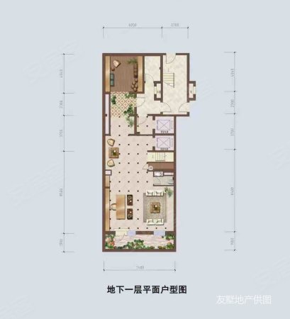 首创禧瑞墅(别墅)3室4厅2卫253.37㎡南北618万