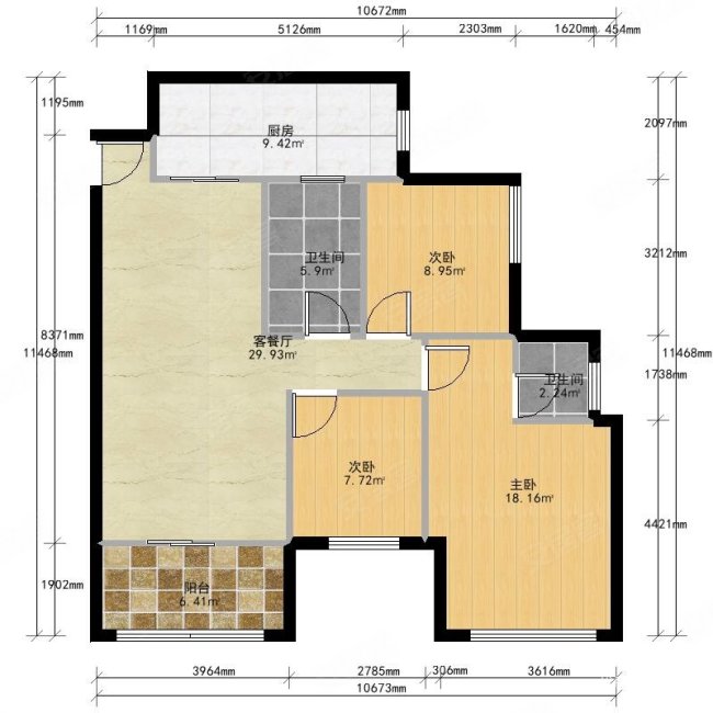 重庆西站旁叠彩西城精装3房家具家电齐全