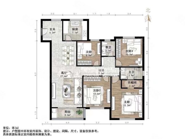湖边洋房 有车位 中海珑湾小区 4室2厅2卫 136平,历城租房-济南58安居