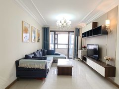 驻马店驿城高铁西站环球港 高铁旁 双气 地暖 拎包入住 人车分流 恒大名都出租房源真实图片