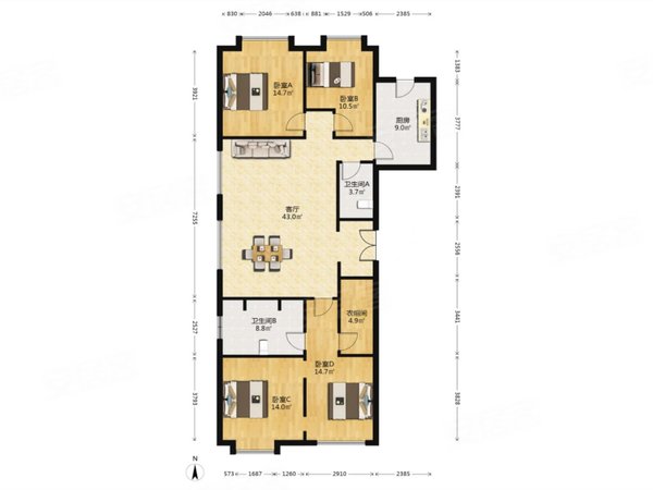 【多图】万达公馆(浑南),奥体中心租房,万达公馆 专租专售 随到随看