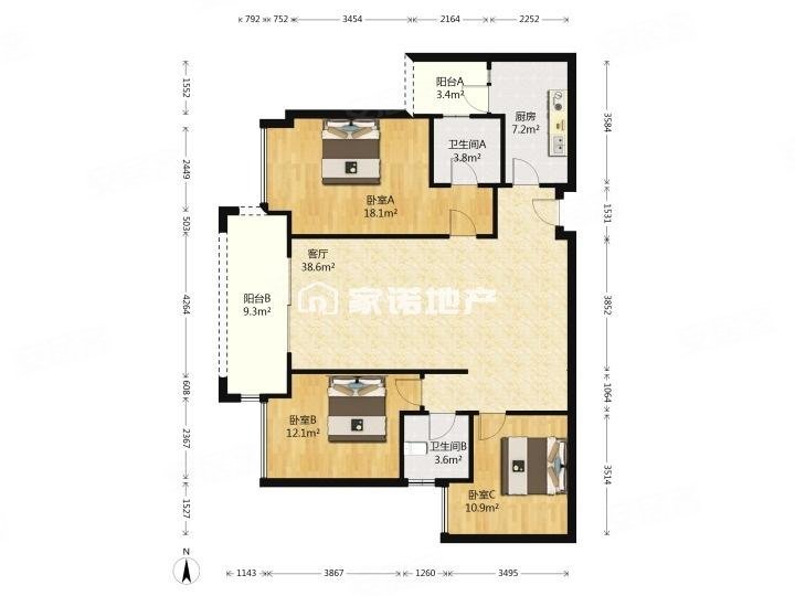 复地品质,看公园,中间楼层,诚心出售,有书,复地雍湖湾二手房,460万,3