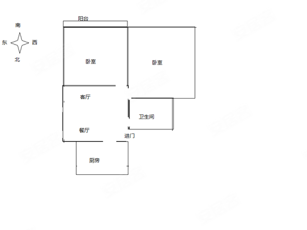 豪都国际花园户型图图片