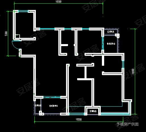康桥知园3室13332毛坯