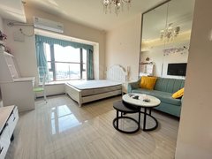 株洲荷塘新桂广场急租！职教城精装公寓800押一付一家电齐全免费停车可短租出租房源真实图片