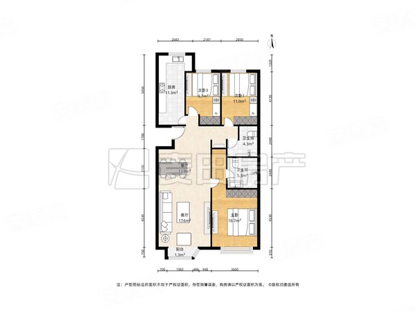 北京朝阳大望路金港国际南北通透 3室2厅 金港国际出租房源真实图片