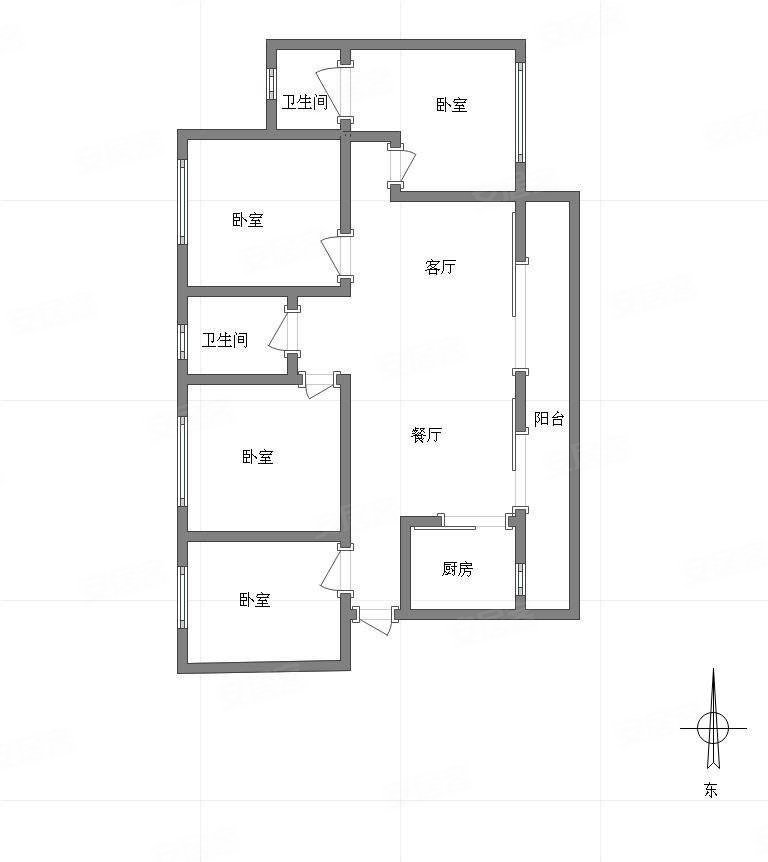 大横厅设计,中骏云景台二手房,60万,4室2厅,2卫,121平米-重庆安居客