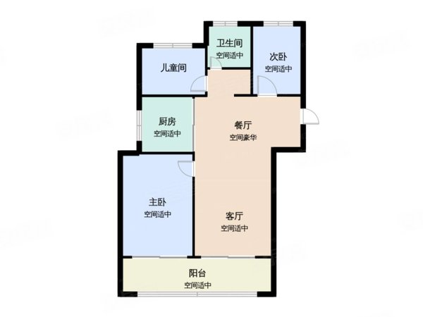 金华婺城婺城新区红星铂瑞花园(北区)采光好，视野无遮挡，楼层好，交通便利，可随时看房出租房源真实图片