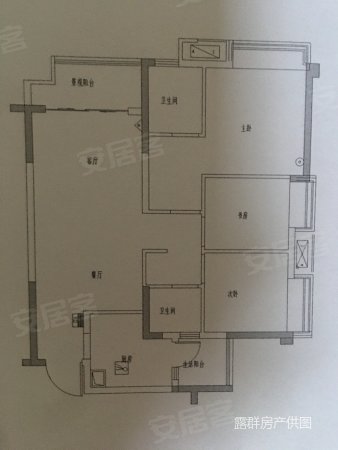 阳光城新希望翡丽锦悦(一期)3室2厅2卫99.23㎡南北86万