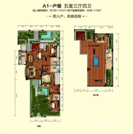 首开紫郡紫澜湾4室2厅3卫146㎡南北160万