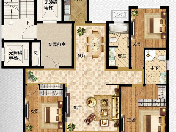 上海松江松江新城建设花园(公寓住宅)新城地铁站对面