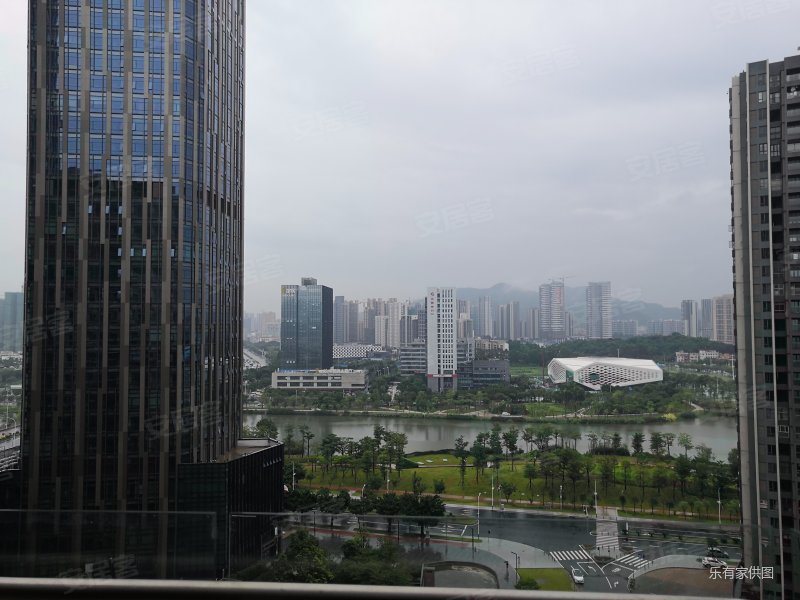 近地铁中惠璧珑湾中间楼层南向望蕉门河近星河cocopark