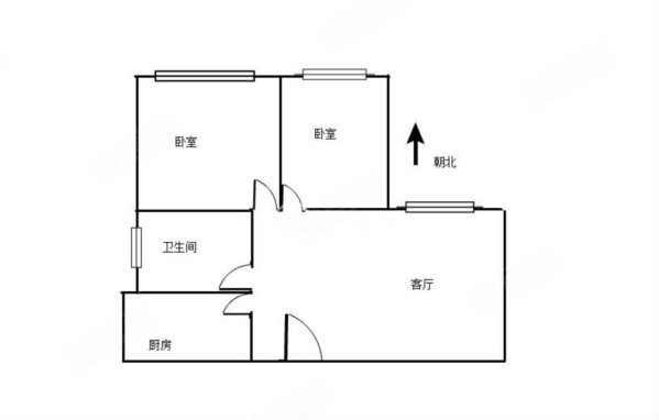 海岸豪苑2室1厅1卫47㎡北61万