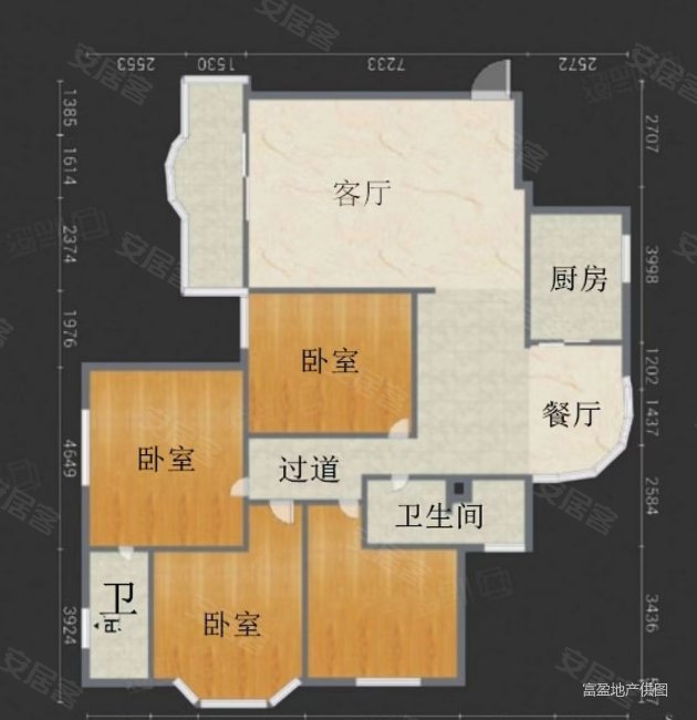 西安锦园4室2厅2卫172㎡东南320万