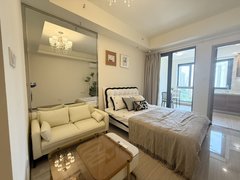 株洲天元工业大学新校区真房真价 工业大学 恒大华府 市民中心对面 奶油风公寓出租房源真实图片