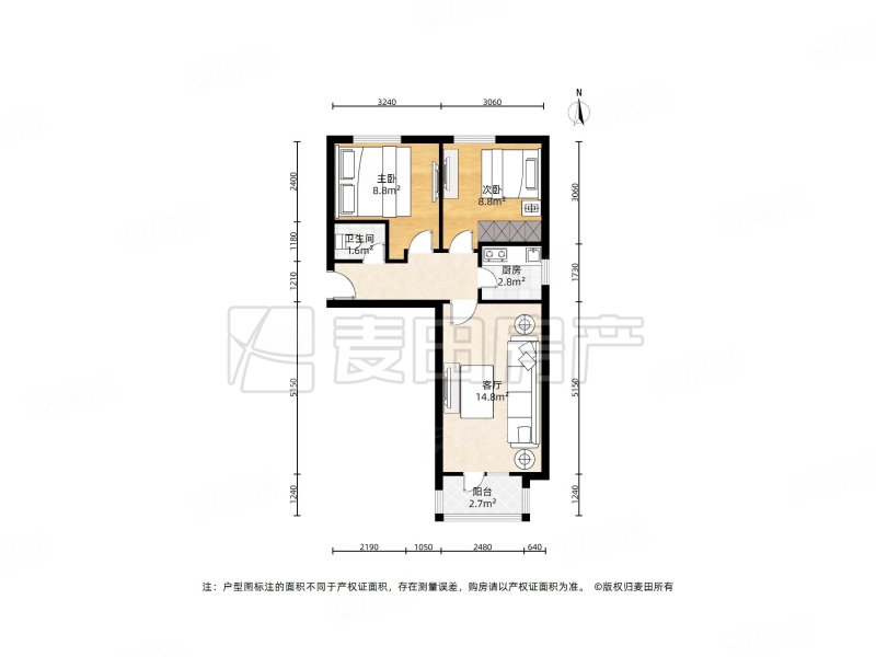 二一八社区3室1厅1卫53.91㎡南530万