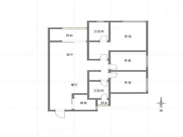 【多图】万科彩云湖,石坪桥租房,万科品质精装三房领包入住,随时可以
