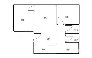 颐和山庄3室2厅1卫127.2㎡南北63.5万