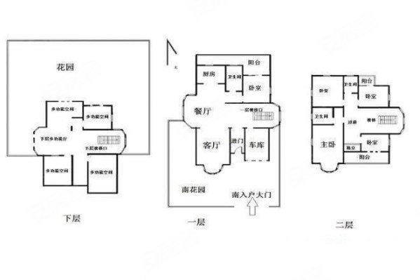 绿洲千岛花园6室3厅8卫487㎡南2400万