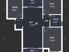 合肥北城新区阿奎利亚金大地翡翠公馆 3室2厅1卫出租房源真实图片