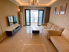 海口美兰海甸海甸岛碧海大道恒大美丽沙三阳台精装修 拎包入住！出租房源真实图片