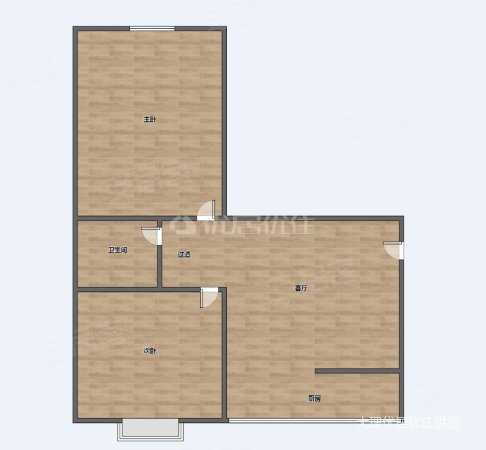 振兴街大通商住楼小区2室2厅1卫79.7㎡东西73万