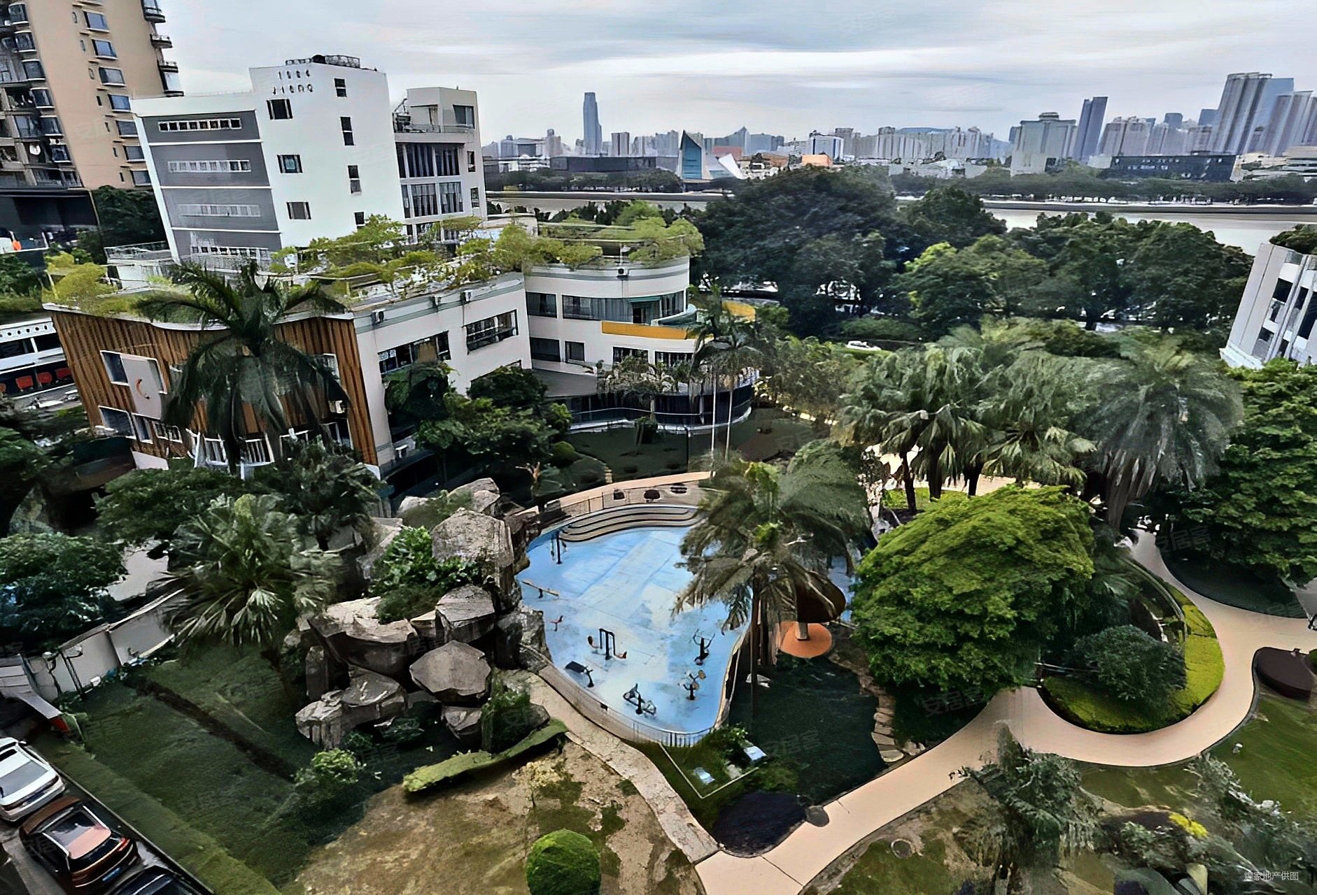 滨江东江边小区海琴湾宜利苑电梯大三房两卫单边望江