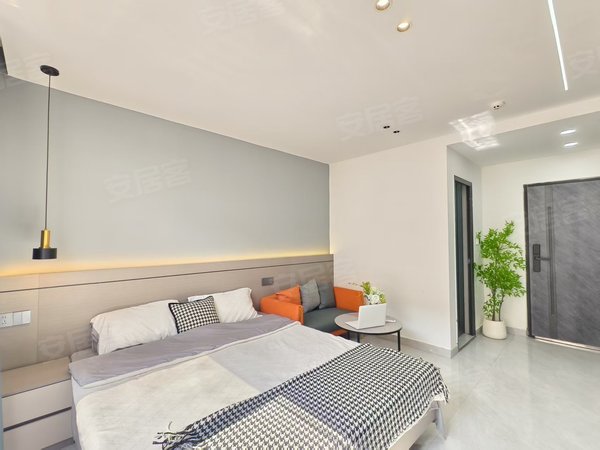 金华东阳东阳江北中山北路288号楼江北之芯  广厦大学附近  精装豪华公寓  配套齐全出租房源真实图片