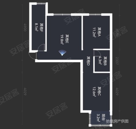 和谐家园(邯山)2室2厅1卫96㎡南北81万