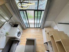 深圳龙岗南联龙岗中心城 龙城万科里 盛平珠江广场 电梯独栋公寓 复式一房出租房源真实图片