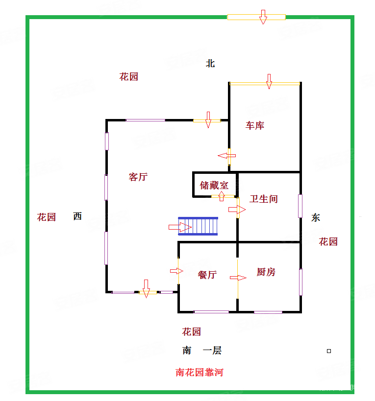 罗山绿洲别墅4室3厅3卫221㎡南北2350万