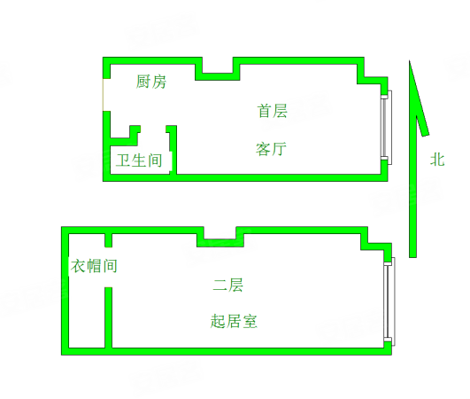 中诚碧桂园璟公馆2室1厅1卫56.77㎡东31.5万