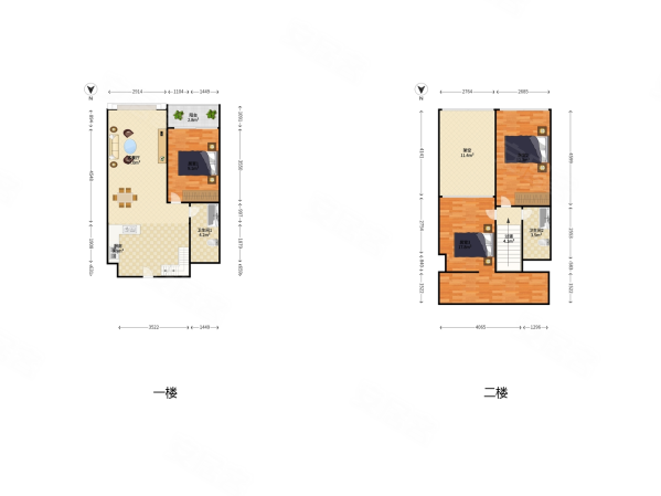 龙光玖钻3室2厅2卫66.8㎡东南286万