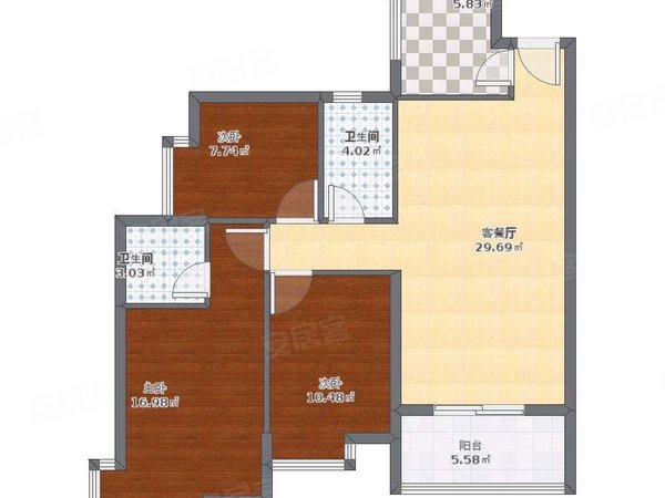 户型 户型图 平面图 600_450