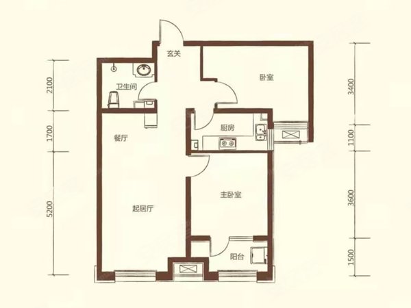 【多图】中联铂悦,塘市租房,中联铂悦两万四 一年1厅1卫 电梯房 精