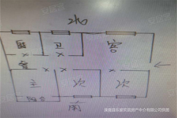 千禧小区3室2厅1卫128㎡南北65万