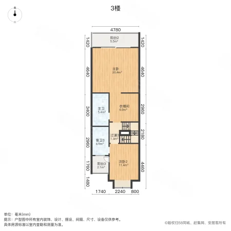 盈峰翠邸(别墅)4室3厅4卫178㎡南北164.8万