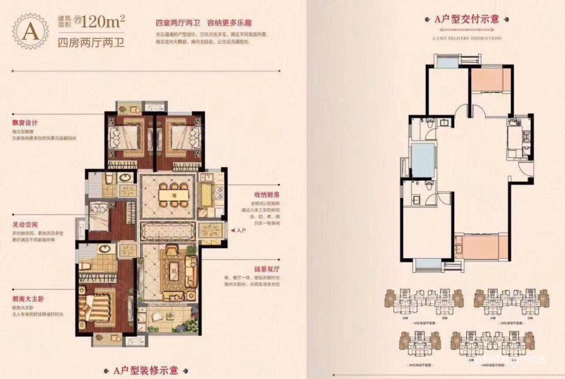 世茂摩天城(四期)3室2厅2卫118.59㎡南152万